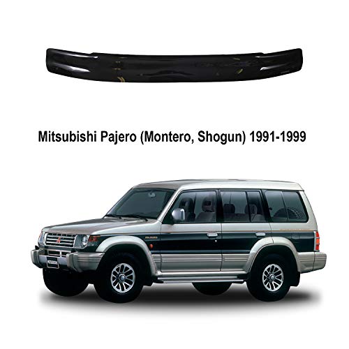 A-Technic Deflector de capó para Mitsubishi Pajero (Montero, Shogun) 1991-1999 (Classic Black)