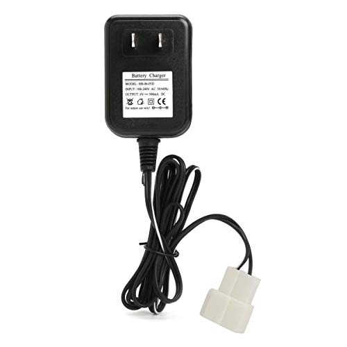 Adaptador de corriente Adaptador de cargador de batería de litio de CA de 6 V CA Fuente de alimentación EE. UU. Para Avigo Kid Juguete Equilibrio del coche eléctrico Batería 500MA