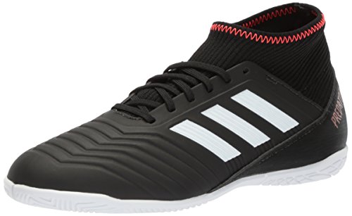 adidas Predator Tango - Zapatillas de fútbol unisex para niños de 18,3 cm, núcleo negro/blanco/rojo solar, 2 M US Big Kid