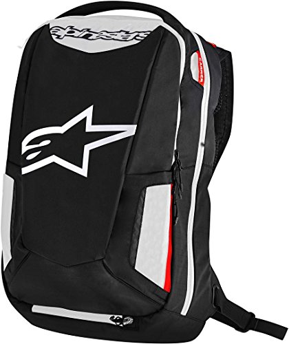 Alpinestars 1494598 Mochila City Hunter, 25 L, negro/blanco/rojo