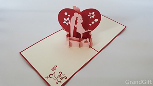 Amor par Pop Up Tarjeta de felicitación, diseño de Mercedes-Benz coche aniversario feliz cumpleaños Pascua de bebé de la madre día gracias San Valentín boda Kirigami papel Craft postales