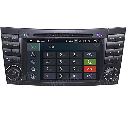 Android 7.1 GPS DVD USB SD Wifi Bluetooth Radio 2 Din navegador Mercedes Clase E W211 y Mercedes clase G W463/Mercedes Clase CLK W209//Clase CLS W219 E200/E220/E240/E270/E280/E300