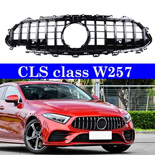 ASDDD para Mercedes CLS Class W257 CLS300 CLS350 CLS450 CLS500 4Matic 2019 2020 Coche Frontales Rejillas Radiador, Front Bumper Radiator Grilles Centro Parachoques, Car Riñón Parrilla Carreras