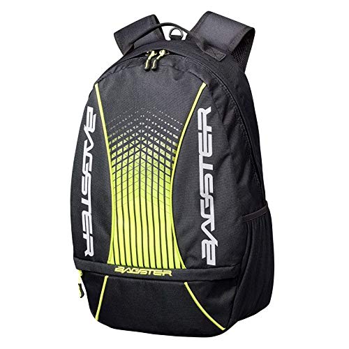 Bagster - Mochila para moto Player Evo, color negro y amarillo