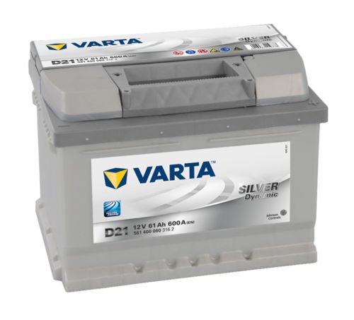 BATERÍA COCHE VARTA SILVER DYNAMIC 12V 61AH D21