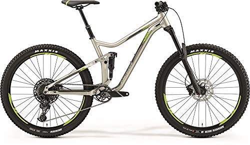 Bicicleta de montaña Merida One-Forty 600 Fully Titan verde, RH 43 cm/27,5 pulgadas