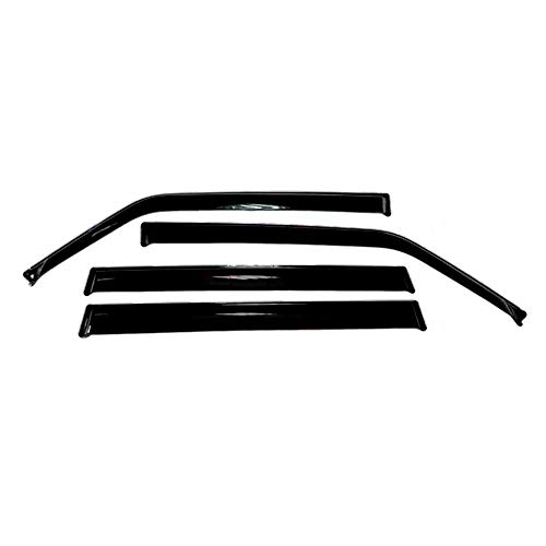 BYOLPMKK For Mitsubisi Pajero 2 5D 1990-2004 Ventana de Coche deflectores de Viento Deflector Guardia Lluvia Vent Visor Cubierta del Coche Que Labra los Accesorios Guardias de Lluvia