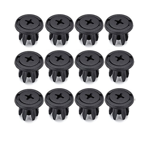 C-FUNN 12Pcs Plástico Auto Splash Guard Liner Remaches Coche Sujetador Clip Retenedor Se Adapta para Mini Cooper