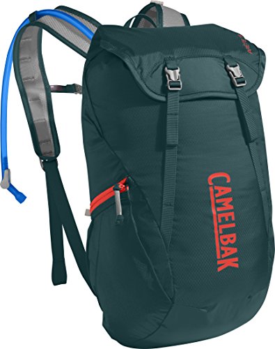 CAMELBAK Arete Pack de hidratación, Unisex Adulto, Deep Teal/Hot Coral, 18 l