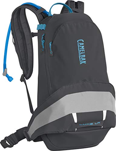 CamelBak L.u.x.e. LR 14, Mochila de hidratación. Unisex-Adultos, Charcoal/Silver, 100oz