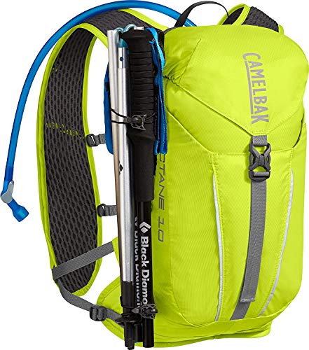 CamelBak Products LLC Unisex Octane 10 Mochila de hidratación para adultos, color verde y plateado, 70 oz