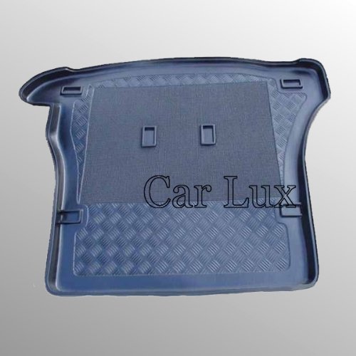 Car Lux AR01276 - Alfombra Cubeta Protector cubre Maletero a medida y con antideslizante para Montero Largo