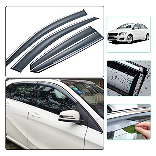 CGDD Deflectores de Viento para Mercedes Benz B180 200 220 260 2012-2017 Moldeo por Inyección Venta De Velana Ventas Sombras Sun Rain Guard Hxjh Visera Lateral