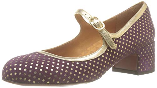 Chie Mihara URBA, Merceditas Mujer, Morado (Lula Grape Napa Metal Gold Grape), 40 EU