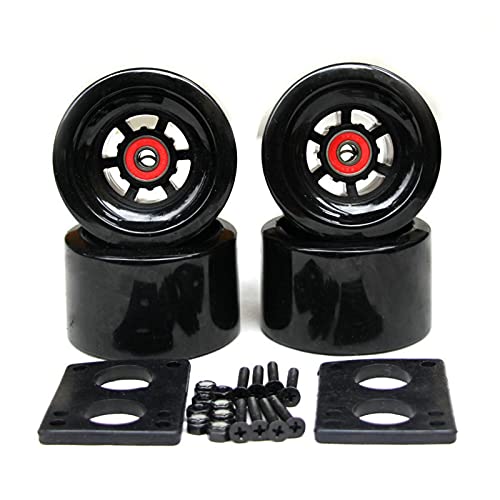 Cinta de agarre de la patineta Ruedas para monopatín, ruedas de longboard 78a 90 * 52mm, cojinetes ABEC-9 Bujes Junta de hardware Piezas de patineta (ruedas Conjunto de 4) Para patinetas, paneles, sco