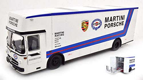 CMR CLASSIC MODEL REPLICARS Model Compatible con Mercedes TRANSPORTEUR O317 Martini 1:18DIECAST CMR154