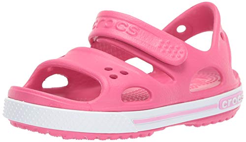 Crocs Crocband II Sandal PS K, Sandalias Unisex Niños, Rosa (Paradise Pink/Carnation), 29/30 EU