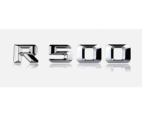 Cromo" R 500 "Letras traseras del maletero del coche Palabras insignia emblema de la letra etiqueta engomada para Mercedes Benz R Class R500 (R 500, cromado?)