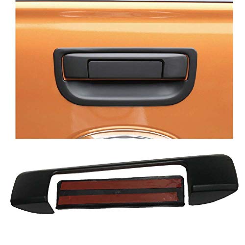 Cubierta de manija de puerta trasera para puerta trasera, molduras envolventes para Ford Ranger Wildtrak T6 T7 T8 2012-2020 PX MK2 MK3, accesorios de estilo de coche (manija de puerta trasera)