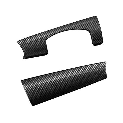 Cubierta Decorativa para Salpicadero Interior De Coche De Fibra De Carbono Pegatina De Moldura De Estilo De Consola Central para Mini para Cooper F55 F56 F57 Interior de automóvil