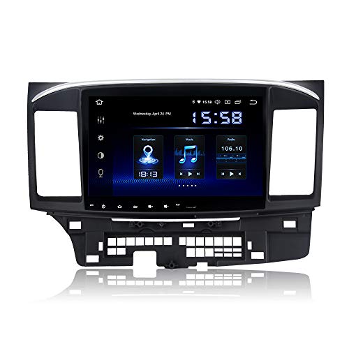 Dasaita 10.2" Android 9.0 Radio Pantalla para Coche Integrado Carplay para Mitsubishi Lancer EX 10 Galant 2007 a 2017 Autoradio con GPS DSP 4G 64G Soporte WiFi Dab+ Mirror-Link USB