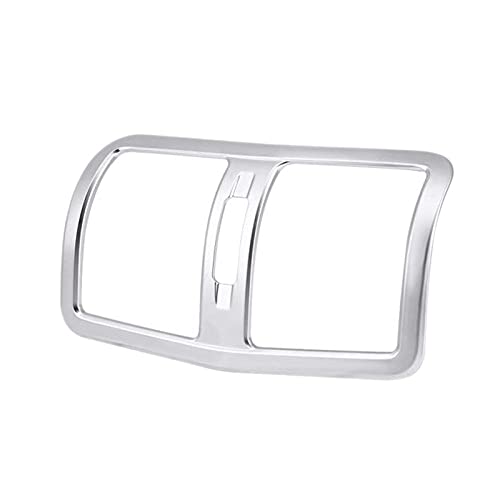 Decoración de la moldura de la Cubierta del Marco de ventilación de la Salida del Aire Acondicionado Trasero del Coche   , Apto para Mercedes B-ENZ E Class W212 2012-2015-Silver