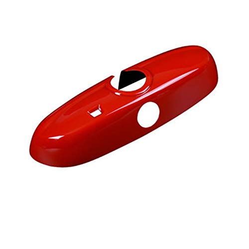 DMKJ para M-ini para C-ooper S para J-CW para O-ne para C-lubman F54 F55 F56 F57 F60 Cubierta Espejo Retrovisor Interior Coche Decoración Espejo Automático (Color : Red-A)