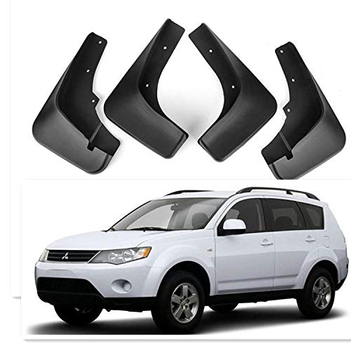 DSLK Barro Guardabarros Fivefinger 4X Coche Delantero Posterior Aletas Guardabarros Fender Ajuste fit For Mitsubishi Outlander 2007 2008 2009 Accesorios fit For el Coche