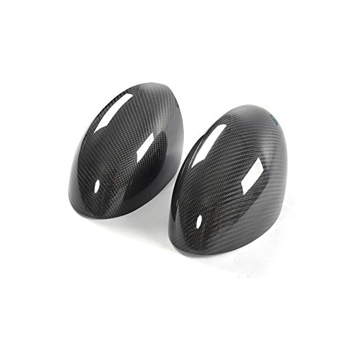 EBDS Cubiertas de Tapas de Espejo retrovisor de Fibra de Carbono para BMW Mini Cooper R56 Solo 2007-2013 Página Mirror Cubre Tapas de cáscara 2pcs