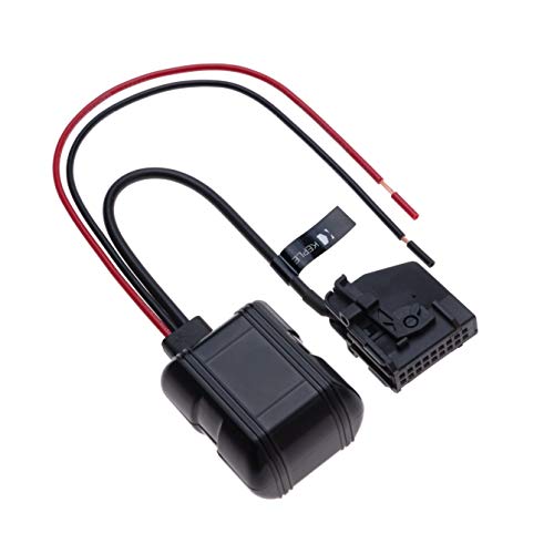 Entrada de 18 Pines 12V a la Interfaz de música Bluetooth Adaptador de Audio MP3 Compatible con Mercedes-Benz W168, W202, W203, W208, W209, W211, W461, W463, W163, W164, R129, R170 | Cable Conector