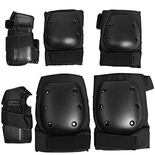 FECAMOS Almohadilla para Equipo de Seguridad Soporte Protector Cómodo Juego de Almohadillas Protectoras de 6 Piezas, Apto para niños, Adultos(S Code)