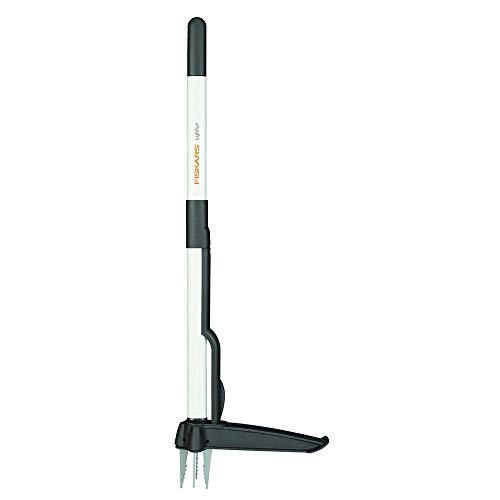 Fiskars Extractor de maleza, Longitud: 90 cm, Negro/Blanco, 1020127