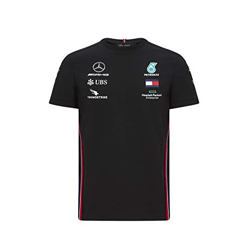 Fuel For Fans Camiseta para Hombre Formula 1 Mercedes-AMG Petronas 2020 Team Negro, S