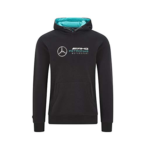 Fuel For Fans Sudadera con Capucha para Hombre Formula 1 Mercedes-AMG Petronas Team, Color Negro, S