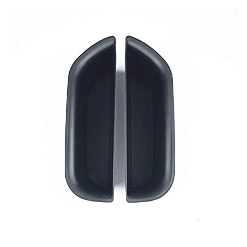 GAOLIHG Caja de almacenamiento para manija de puerta original para Mercedes Benz SLK SLC Clase 2012-2018 Contenedor bandeja Accesorios (negro)