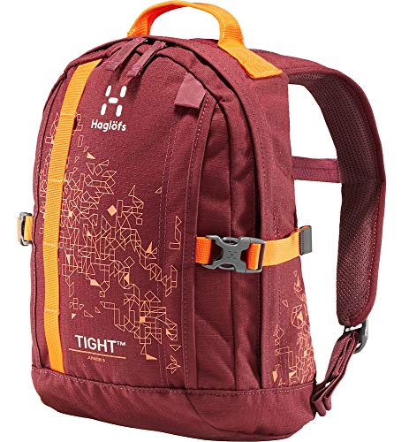 Haglöfs Tight Junior 8 Mochila, Niños, Aubergine/Cayenne, Talla Única