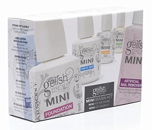 Harmony Gelish Esmalte de Uñas de Gel, Tono Mini Basix Kit