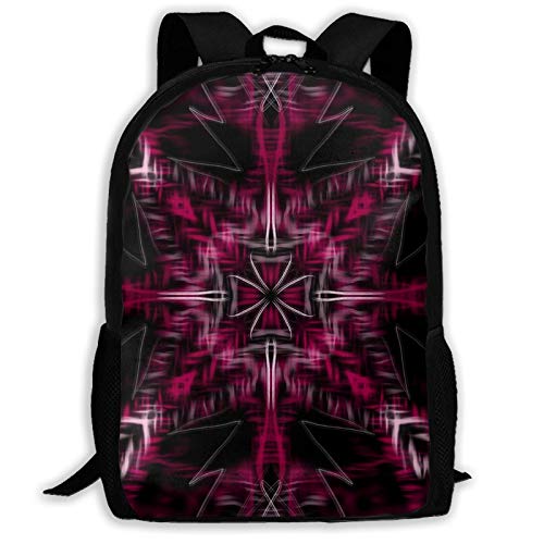 Hdadwy Anime Black Clover Circuito Abstracto Sobrecarga de energía Mochila gótica simétrica Bolsa de Hombro Bolsas de Viaje Bolsa para computadora portátil Mochila Escolar para niños niñas