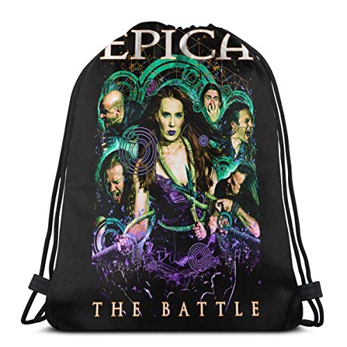 Hdadwy Epica Art Drawstring Bag Mochila Sackpack Gym Sack Dance Sport Beach Daypack