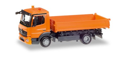 Herpa Miniaturmodelle GmbH- Mercedes-Benz Atego Trilateral volquete (307857)