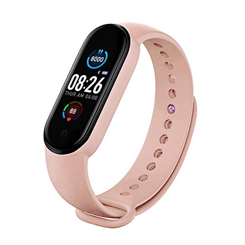 Horen M5 Smart Sport Band Fitness Tracker Podometer Bluetooth Smartband Pulseras Ip67 Impermeable Sport Smartwatch con Monitor de Sueño Adecuado para Mujeres Hombres