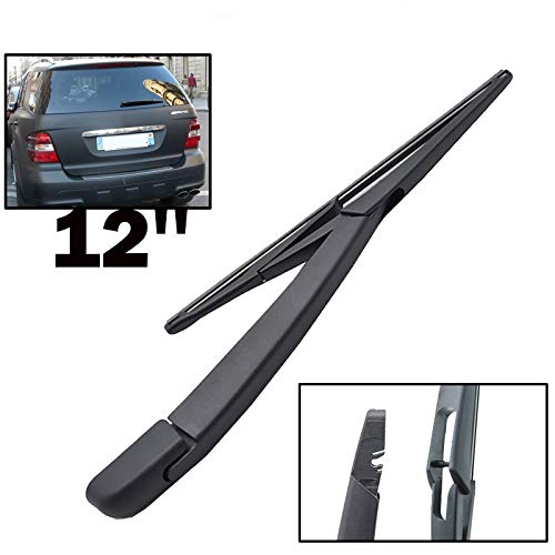 JJJJD Limpiaparabrisas 12" Trasera Escobilla Brazo del Kit del Sistema for Mercedes-Benz Clase M ML W164 Parabrisas Parabrisas Ventana indiscreta