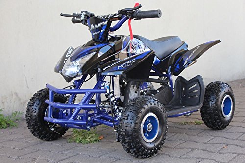 Jumpy - Quad infantil (4 pulgadas, 49 cc), color naranja