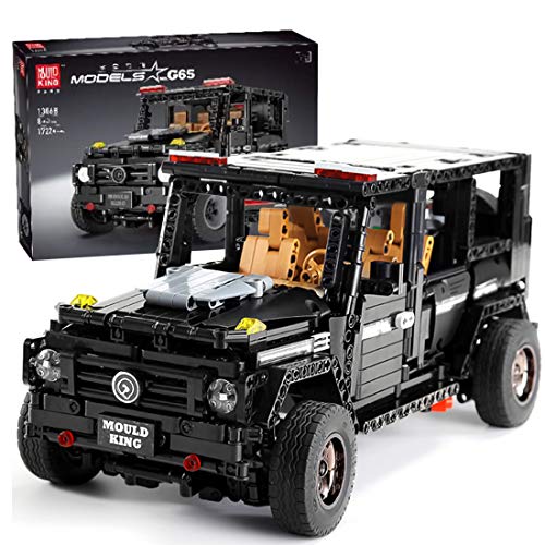 KEAYO Modelo todoterreno de tecnología para Mercedes G500, Mould King 13068, bloques de construcción MOC, juego de construcción compatible con Lego Technic