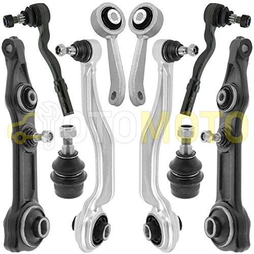 Kit brazo de suspensión delante compatible con MERCEDES BENZ CLASSE-E W211 S211 compuesto por 10 autopartes