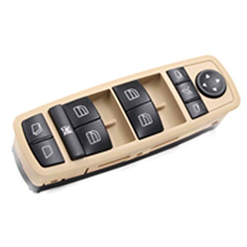 KUANGQIANWEI Ajuste para el Interruptor de la Ventana Maestra de Mercedes Benz para GL R Clase GL350 GL350 2518300390 A2518300390 (Color : Beige)