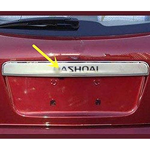 ListóN Protector Para El PortóN Trasero De Coches Para Nissan Qashqai 2008-2013, Cromado Acero Inoxidable PortóN Trasero Cromada De La Puerta Cubierta Moldura Protector Accesorios