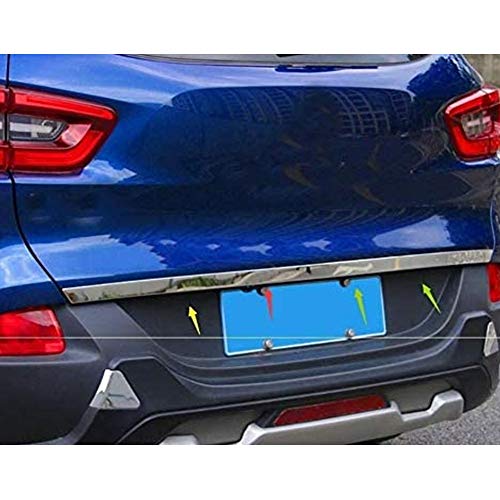 ListóN Protector Para El PortóN Trasero De Coches Para Renault Kadjar 2016 2017 2018, Cromado Acero Inoxidable PortóN Trasero Cromada De La Puerta Cubierta Moldura Protector Accesorios