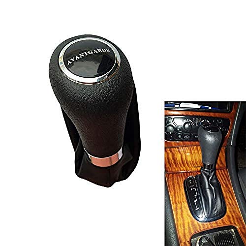 LMGXDH Automático AT Perilla de Cambio de Marchas para automóvil con Funda de Cuero/Ajuste, para Mercedes Benz Clase C W203 W209 Classic AVANTGARDE Elegance (Nombre del Color: AVANTGARDE) -Elegance