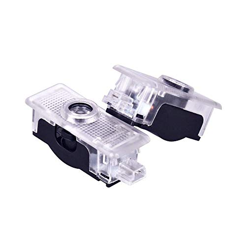 Luz de bienvenida de la puerta del coche Lámparas LED 2x Proyector de luces de puerta automática Compatible con MERCEDES BENZ CLA CLASE C117 CLA180 CLA200 CLA220 CLA250 CLA45 AMG 4MATIC CAR Lámpara de